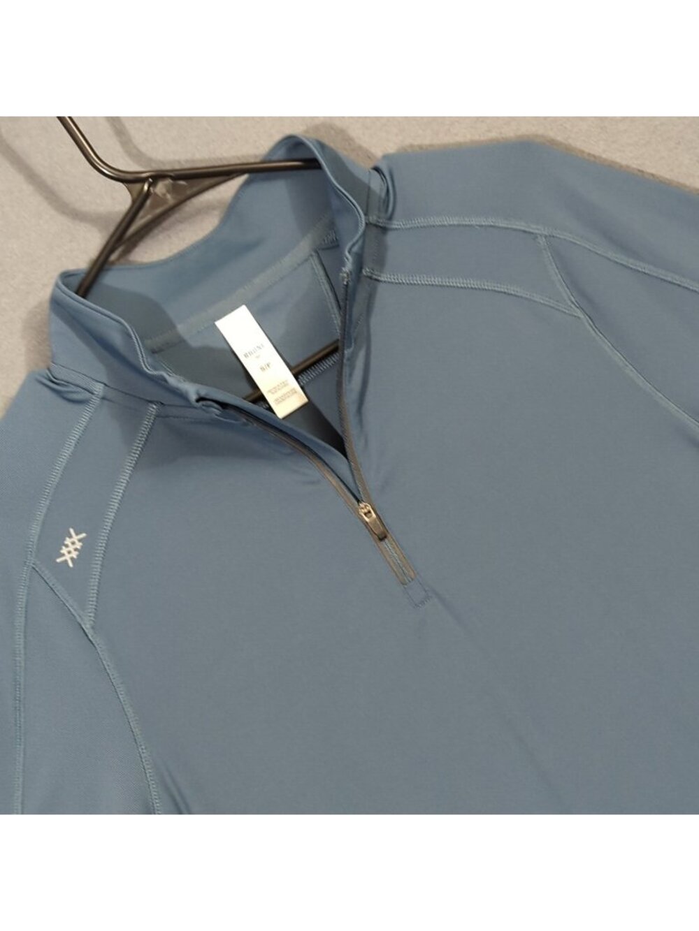 Rhone Rise 1/4 Zip Top Men's S Blue Performance Stretch Pullover Golf Casual